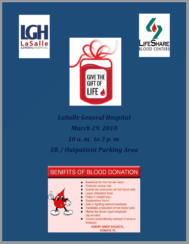 Blood Drive at LGH