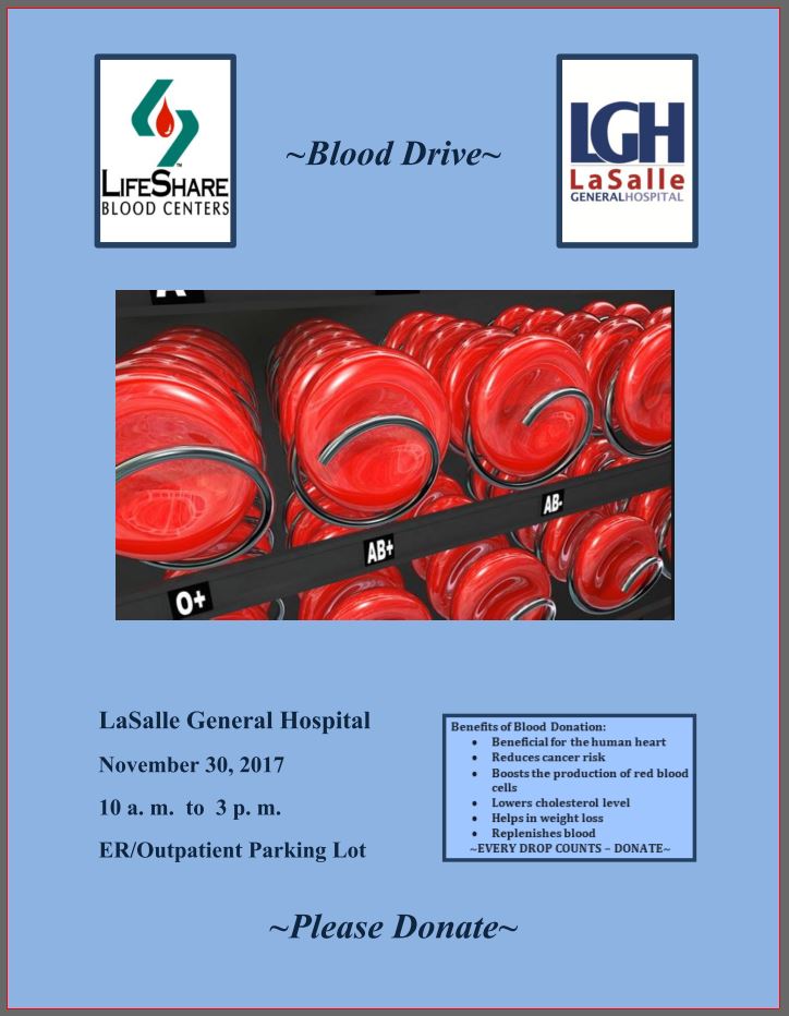 Blood Drive at LGH