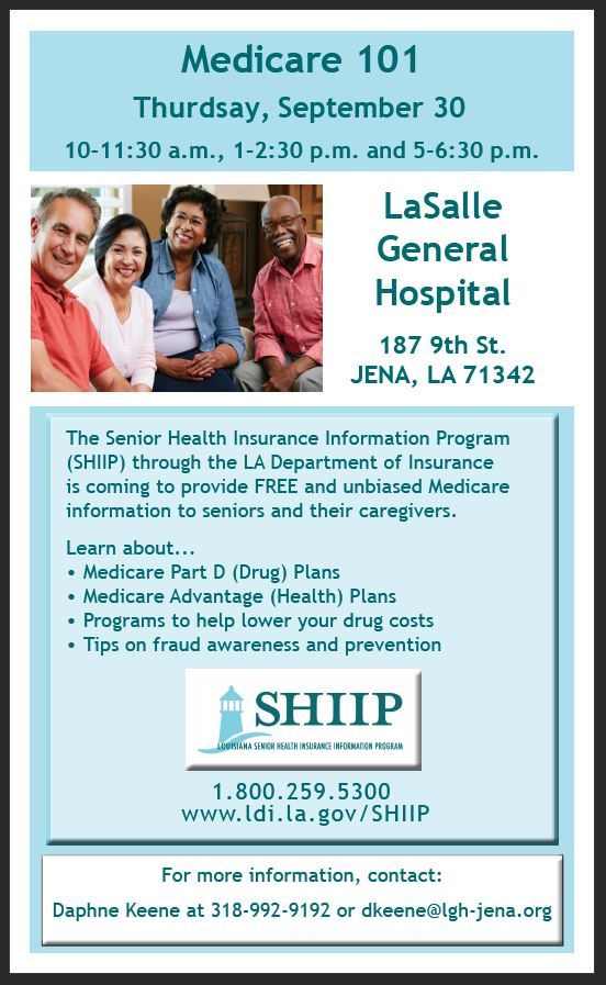 Medicare Information Classes at LFMC - Rescheduled