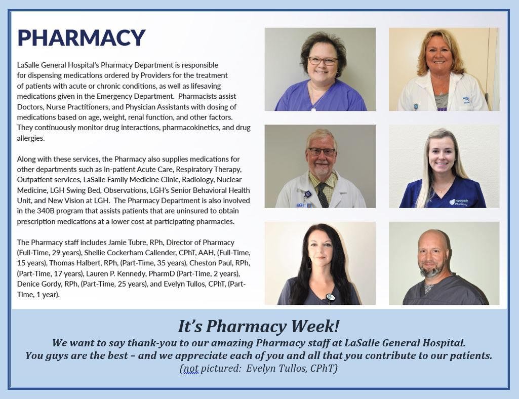 It's Pharmacy Week